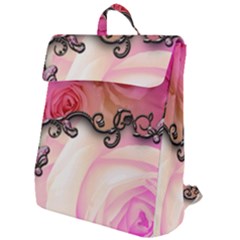 Decorative Elegant Roses Flap Top Backpack by FantasyWorld7