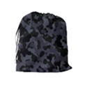 Camouflage Violet Drawstring Pouch (XL) View2