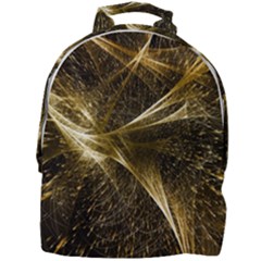 Quantum Physics Wave Particles Mini Full Print Backpack by Wegoenart