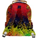 Color Abstract Colorful Art Rounded Multi Pocket Backpack View3