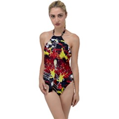 Talk At 7 Eleven 1 1 Go With The Flow One Piece Swimsuit by bestdesignintheworld