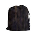 Abstrait Lignes Marron Drawstring Pouch (XL) View1