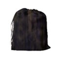 Abstrait Lignes Marron Drawstring Pouch (XL) View2