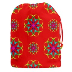 Geometric Design Decor Decorative Repeating Pattern Seamless Drawstring Pouch (3xl) by Vaneshart