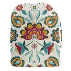 Baatik Print  Drawstring Pouch (3xl) by designsbymallika