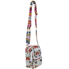 Baatik Print  Shoulder Strap Belt Bag by designsbymallika