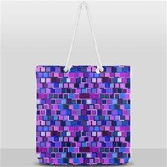 Ab 99 1 Full Print Rope Handle Tote (large) by ArtworkByPatrick