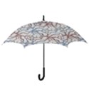 Pearl Pattern Floral Design Art Digital Seamless Hook Handle Umbrellas (Medium) View3