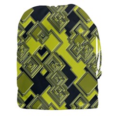 Seamless Pattern Background  Gold Yellow Black Drawstring Pouch (3xl) by Vaneshart