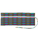 Seamless Tile Pattern Roll Up Canvas Pencil Holder (M) View2