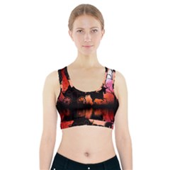 Drive In The Night By Carriage Sports Bra With Pocket by FantasyWorld7