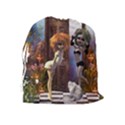 Cute Dark Fairys With Cat Drawstring Pouch (XL) View2