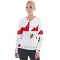 Monaco Country Europe Flag Borders Velour Zip Up Jacket View1