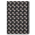 Patchwork Heart Black 5.5  x 8.5  Notebook View2