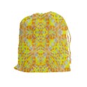 Vivid Warm Ornate Pattern Drawstring Pouch (XL) View1