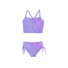 Purple Shade Girls  Tankini Swimsuit by designsbymallika