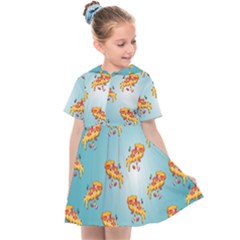 Pizza Love Kids  Sailor Dress by designsbymallika