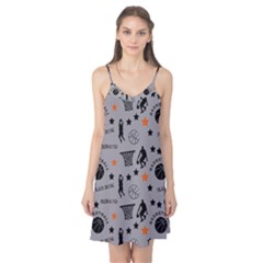 Slam Dunk Basketball Gray Camis Nightgown by mccallacoulturesports