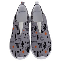 Slam Dunk Basketball Gray No Lace Lightweight Shoes by mccallacoulturesports