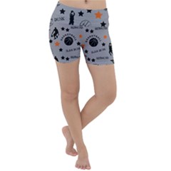 Slam Dunk Basketball Gray Lightweight Velour Yoga Shorts by mccallacoulturesports