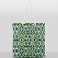 45 Full Print Rope Handle Tote (large) by ArtworkByPatrick