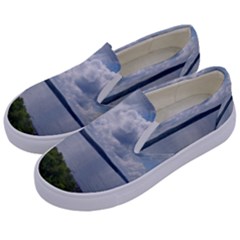 Lake Wallenpaupack Kids  Canvas Slip Ons by canvasngiftshop