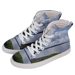 Lake Wallenpaupack Men s Hi-top Skate Sneakers by canvasngiftshop