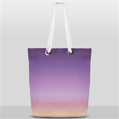 Sunset Evening Shades Full Print Rope Handle Tote (small) by designsbymallika
