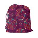 CIRCLE PATTERN Drawstring Pouch (2XL) View2
