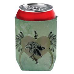 Eagle, Animal, Bird, Feathers, Fantasy, Lineart, Flowers, Blossom, Elegance, Decorative Can Holder by FantasyWorld7