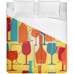 I Love Wine Duvet Cover (california King Size) by designsbymallika