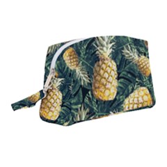 Pattern Ananas Tropical Wristlet Pouch Bag (medium) by kcreatif