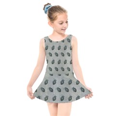 Army Green Hand Grenades Kids  Skater Dress Swimsuit by McCallaCoultureArmyShop