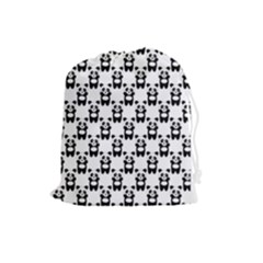 Pattern Bébé Panda Drawstring Pouch (large) by kcreatif