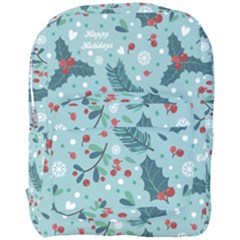 Seamless Pattern With Berries Leaves Full Print Backpack by Vaneshart