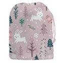 Winter Season Seamless Pattern Decoration Drawstring Pouch (3XL) View1