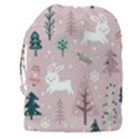 Winter Season Seamless Pattern Decoration Drawstring Pouch (3XL) View2