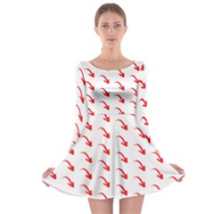 Create Your Own Custom Online Full Print Blank Template Long Sleeve Skater Dress by startdesign