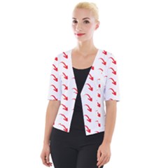 Create Your Own Custom Online Full Print Blank Template Cropped Button Cardigan by startdesign