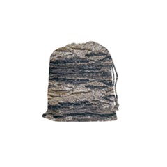 Surface Texture Print Drawstring Pouch (small) by dflcprintsclothing