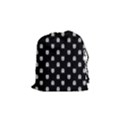 Sketchy Cartoon Ghost Drawing Motif Pattern Drawstring Pouch (Small) View1