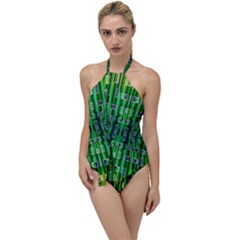Ab 163 Go With The Flow One Piece Swimsuit by ArtworkByPatrick
