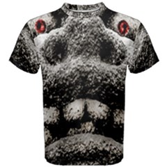 Monster Sculpture Extreme Close Up Illustration 2 Men s Cotton Tee by dflcprintsclothing