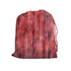 Abstrait Texture Rouge/noir Drawstring Pouch (xl) by kcreatif