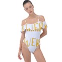 Twerking T-Shirt best dancer lovers & twirken twerken gift | Booty Shake Dance Twerken present | twerkin Shirt twerking tee Frill Detail One Piece Swimsuit View1