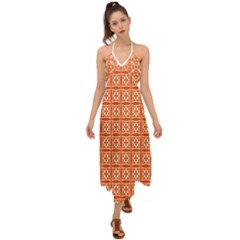 Df Agnosia Montamino Halter Tie Back Dress  by deformigo