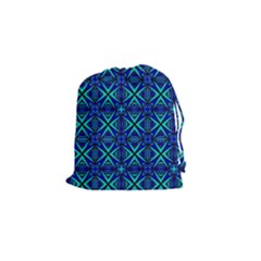Abstract-q-8 Drawstring Pouch (small) by ArtworkByPatrick