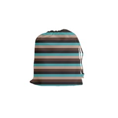 Stripey 1 Drawstring Pouch (small) by anthromahe