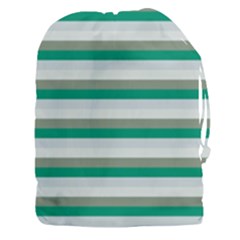 Stripey 4 Drawstring Pouch (3xl) by anthromahe