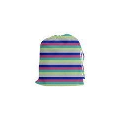 Stripey 6 Drawstring Pouch (xs) by anthromahe